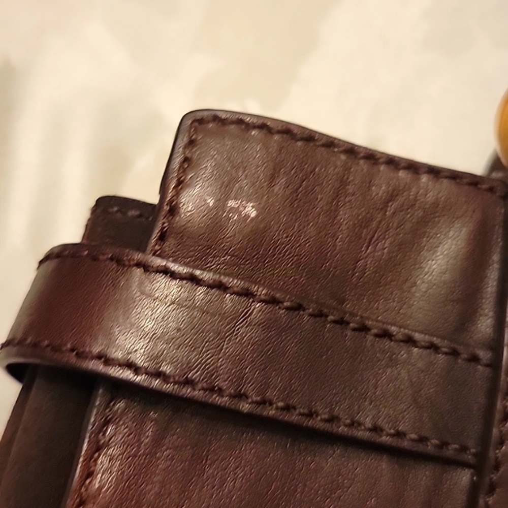 📍Rare |Vintage | Francesco Biasia | Leather & Suede East West Style Bag - Picture 12 of 16